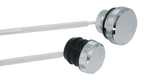 CHROME OIL TANK PLUGS WITH DIPSTICK - view 1