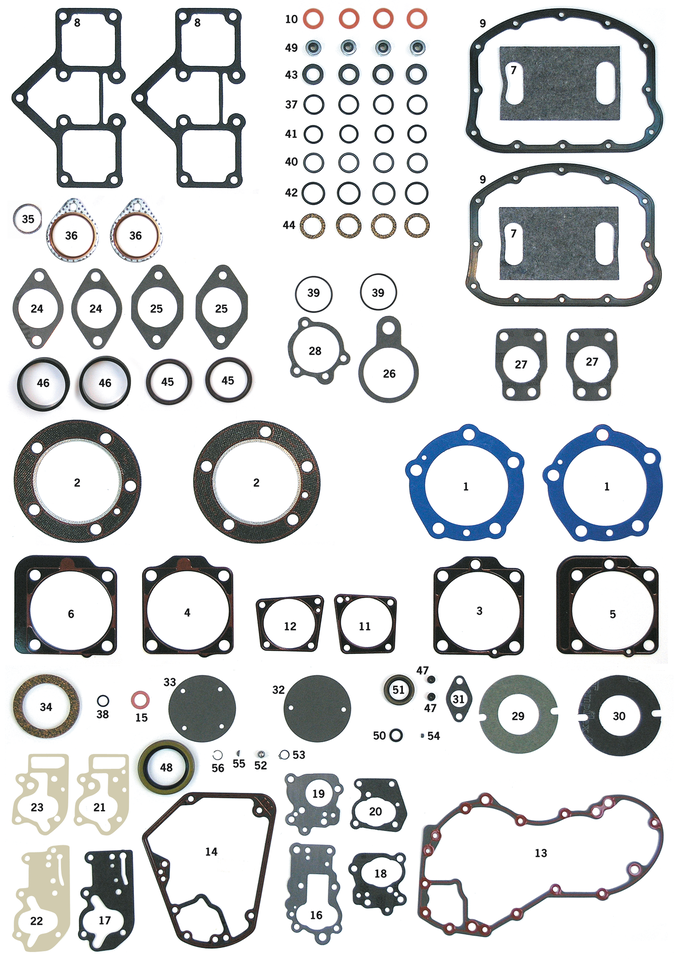 INDIVIDUAL GASKETS, O-RINGS AND SEALS FOR PANHEAD & SHOVELHEAD - view 3