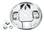 CHROME REAR BRAKE BACKING PLATES - view 1