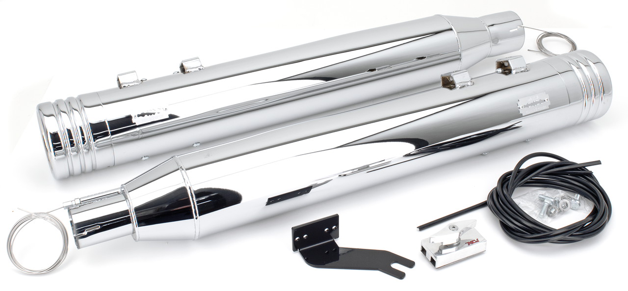 MCJ ADJUSTABLE EXHAUSTS FOR TOURING - view 1 Main image