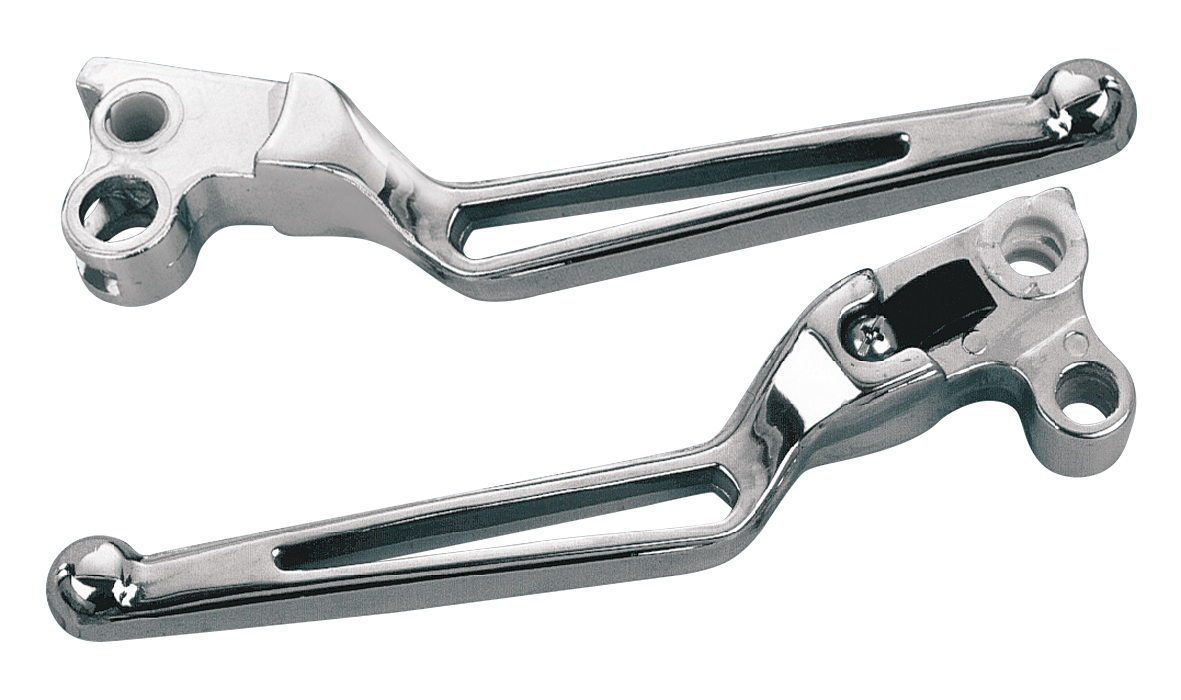 CHROME PLATED "STEALTH STYLE" CLUTCH & BRAKE LEVERS - view 1 Main image