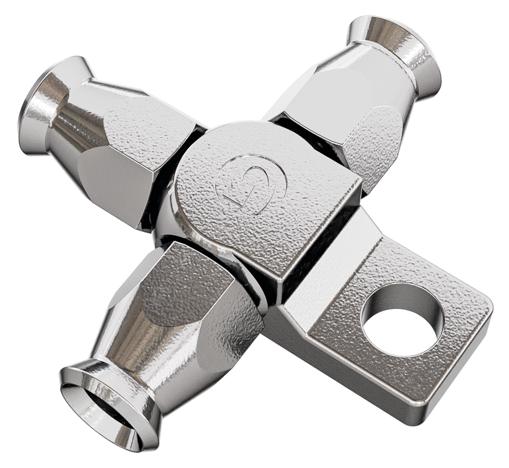 GOODRIDGE STAINLESS STEEL BRAKE LINE TEES - view 1 Main image