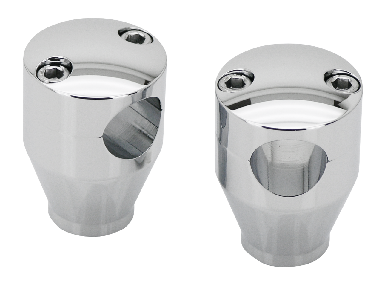 BILLET ALUMINUM ROUND TOP RISERS - view 1