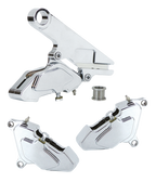 ZODIAC CHROME PLATED BILLET ALUMINUM CUSTOM STYLE BRAKE CALIPERS - view 1