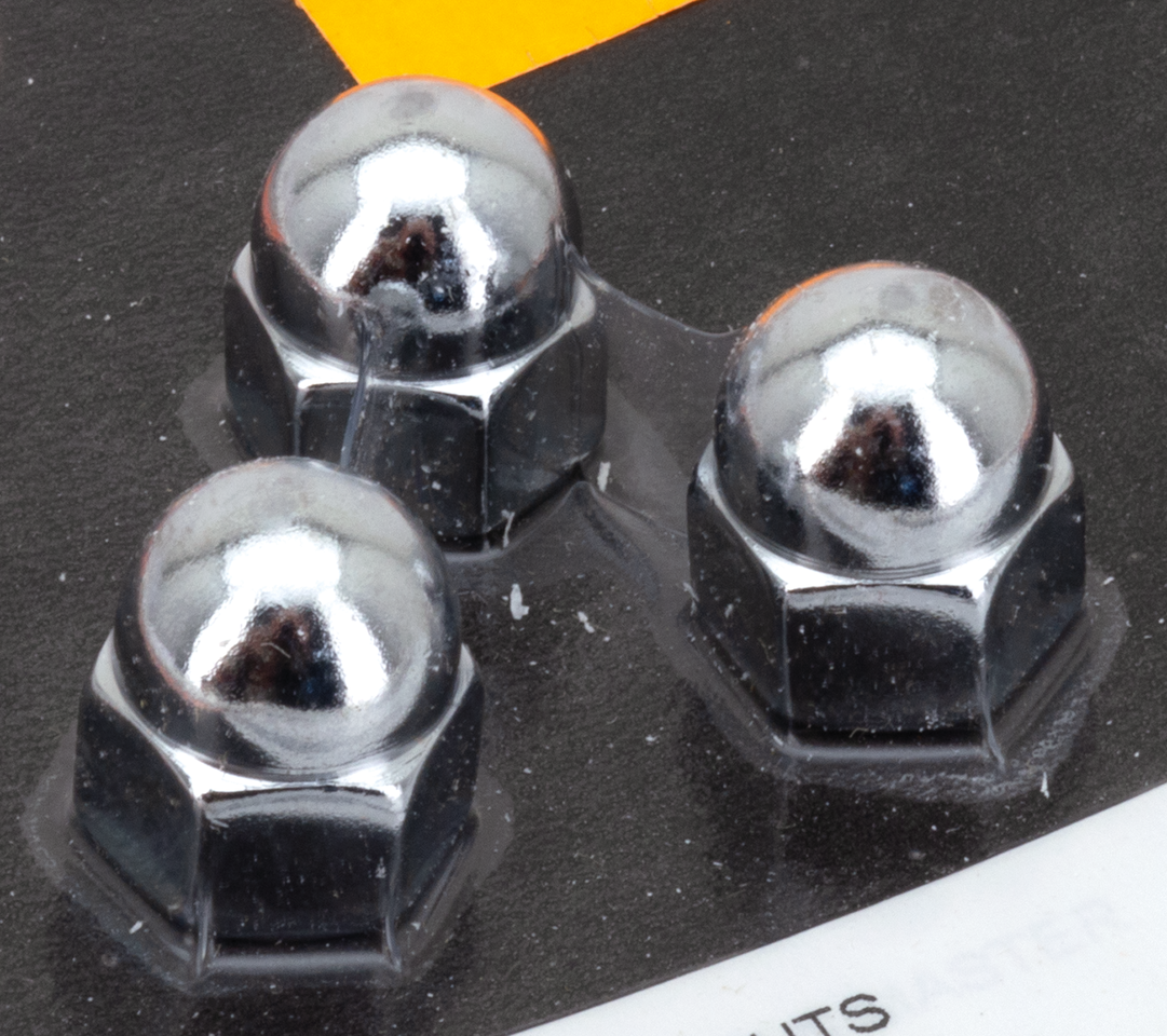COLONY ROUND TOP CHROME ACORN NUTS - view 1 Main image