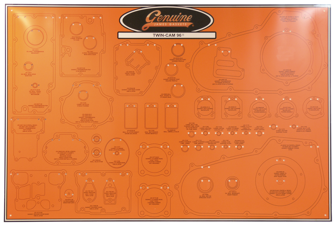 JAMES GASKET DISPLAY BOARDS - view 1