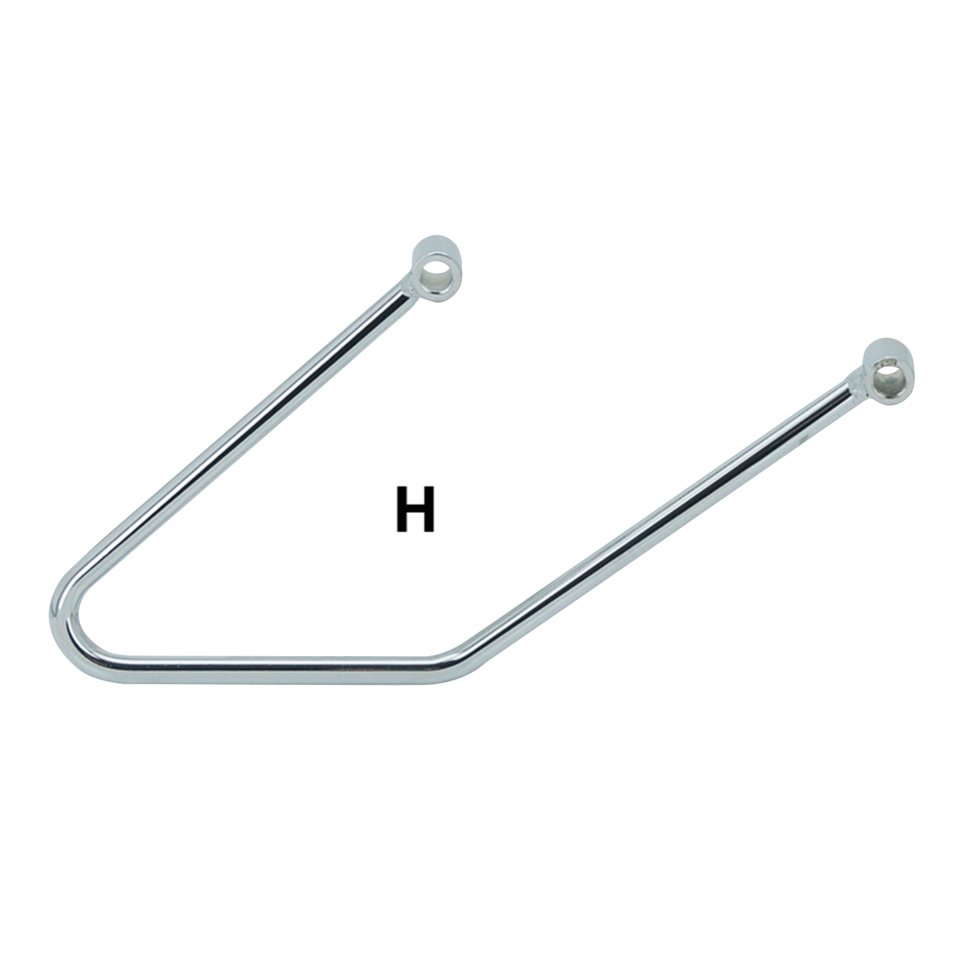 CHROME SADDLEBAG SUPPORTS - view 2