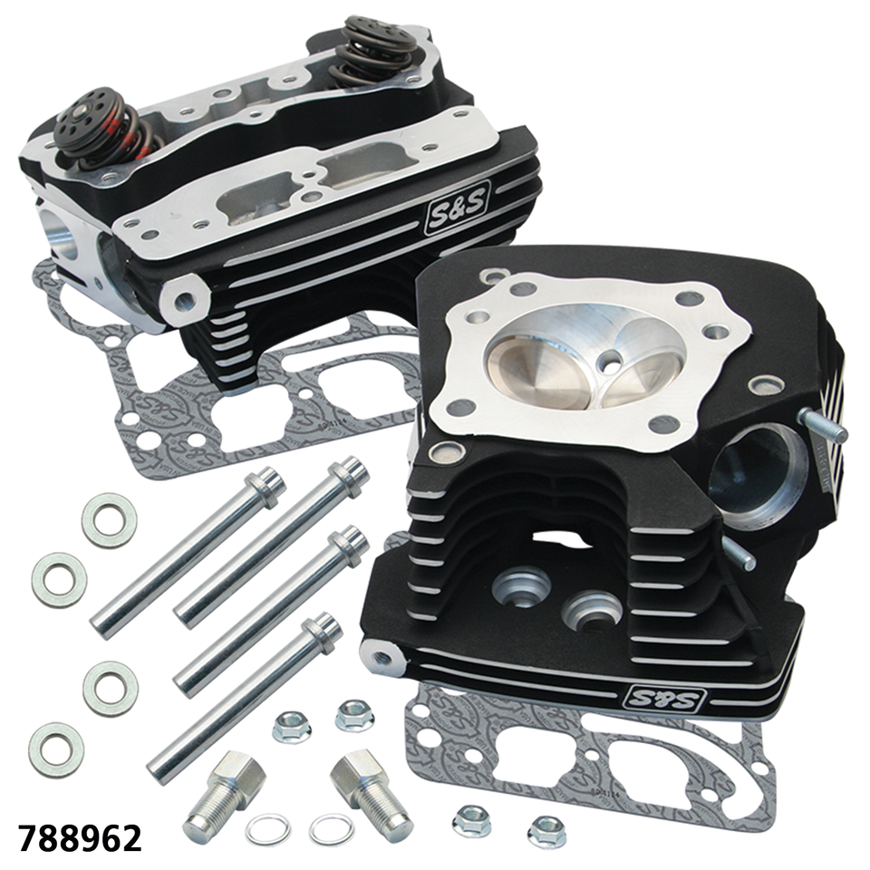 S&S SUPER STOCK CYLINDER HEADS FOR 1999-2005 TWIN CAM - view 1