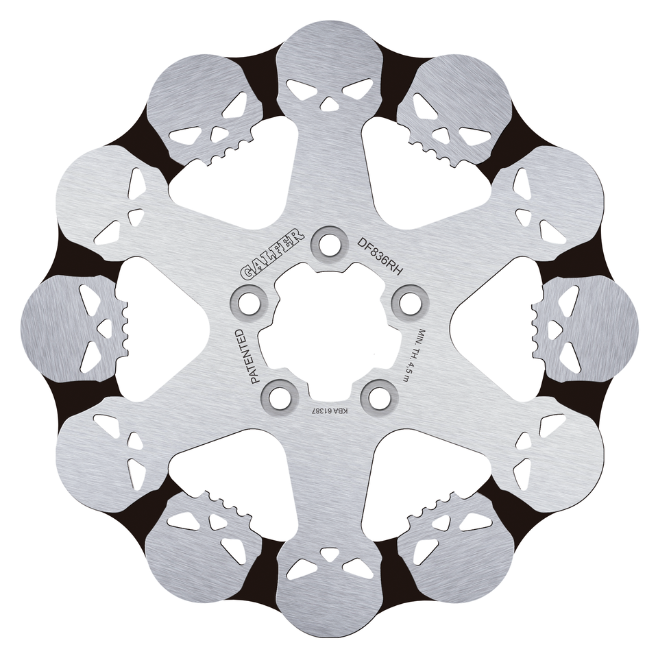 GALFER SKULLED DISC BRAKE ROTORS - view 1 Main image
