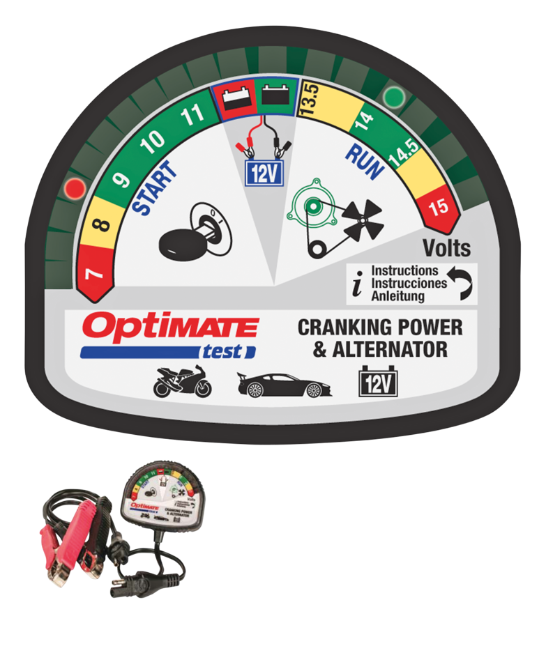 OPTIMATE BATTERY AND ALTERNATOR TESTERS - view 1