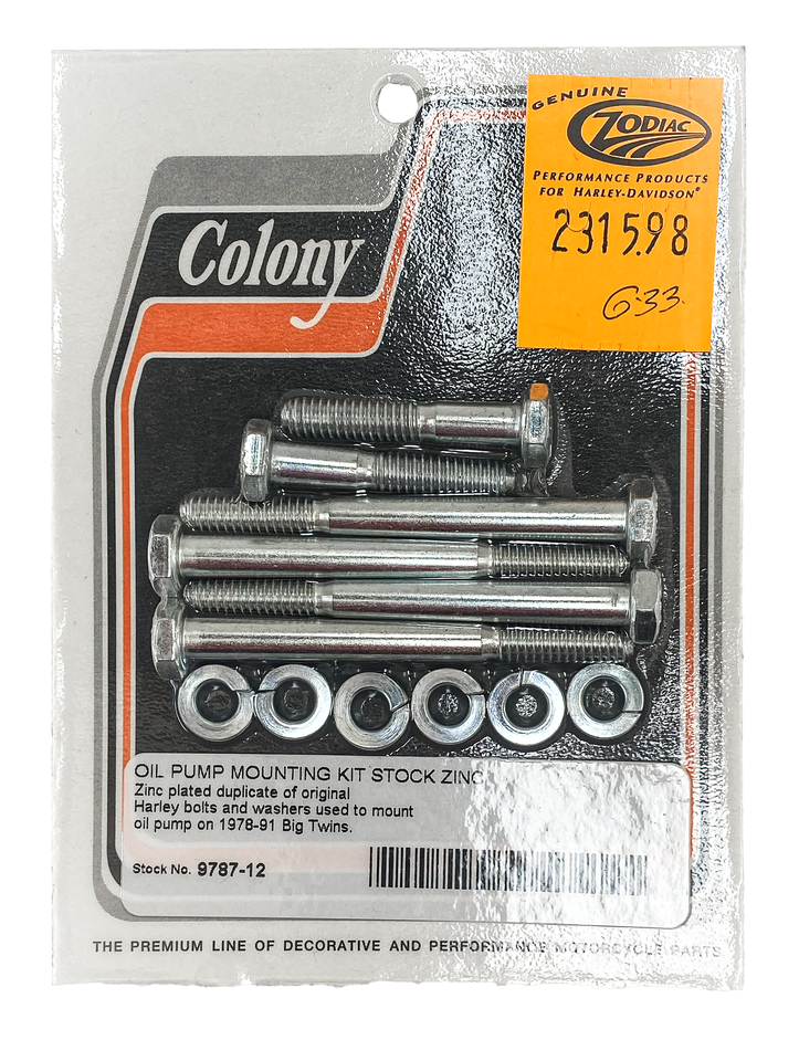 COLONY OIL PUMP MOUNTING HARDWARE KITS - view 1