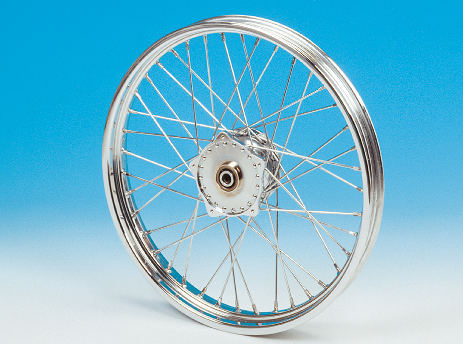 FRONT WHEEL ASSEMBLIES FOR 1974-1977 SPORTSTER AND FX - view 1