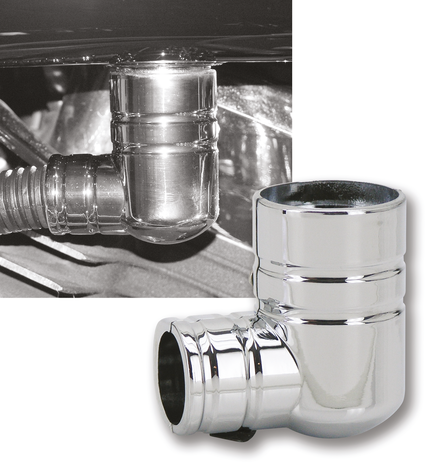 CHROME FUEL TANK FITTING COVER Secondary image
