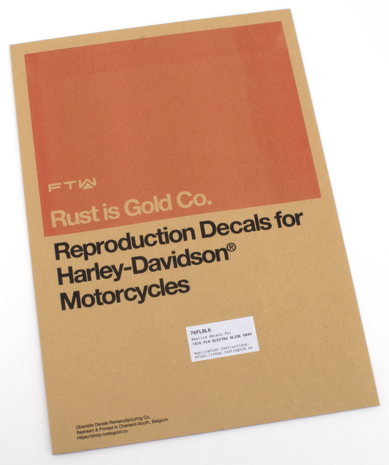 REPLICA OBSOLETE DECALS BY RUST IS GOLD CO. - view 2