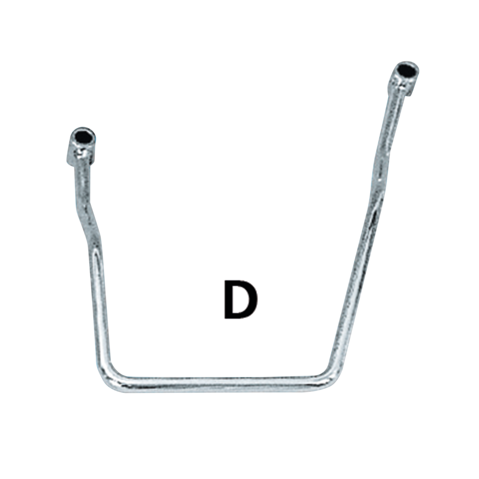 CHROME SADDLEBAG SUPPORTS - view 2