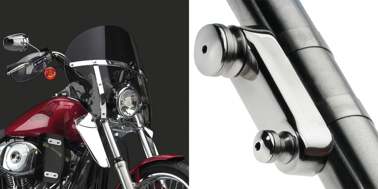 NATIONAL CYCLE SWITCHBLADE CHOPPED QUICK-RELEASE WINDSHIELDS - view 1 Main image