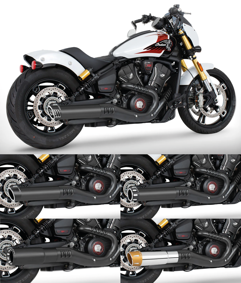 4" SLIP-ONS FOR INDIAN SCOUT 2025 TO PRESENT - view 2