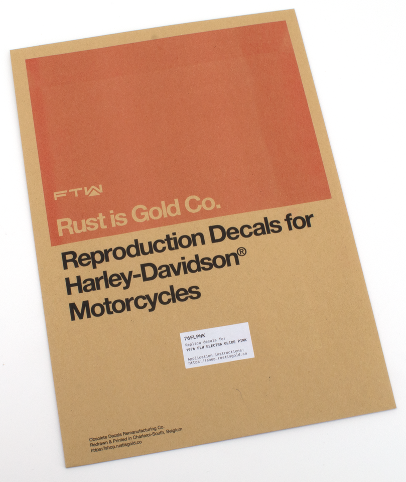 REPLICA OBSOLETE DECALS BY RUST IS GOLD CO. - view 2