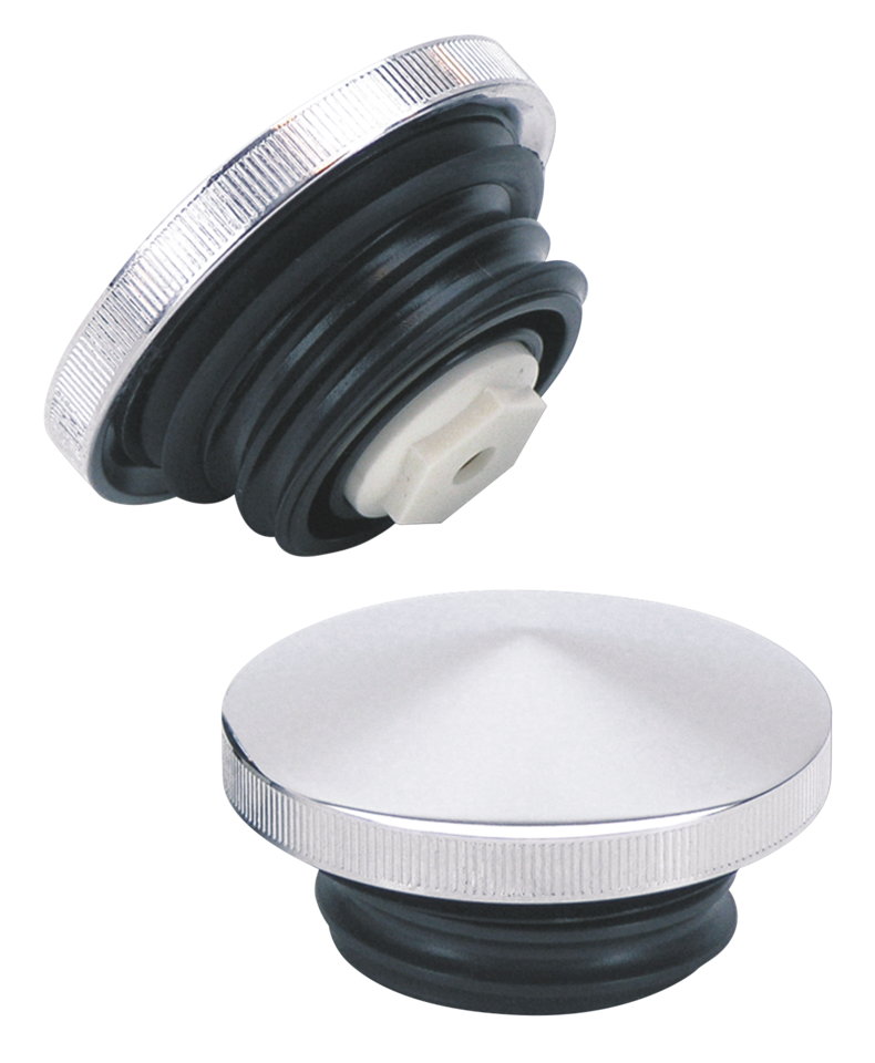 CHROME POINTED SCREW-IN GAS CAP - view 1 Main image