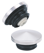 CHROME POINTED SCREW-IN GAS CAP - view 1