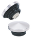 CHROME POINTED SCREW-IN GAS CAP - view 1