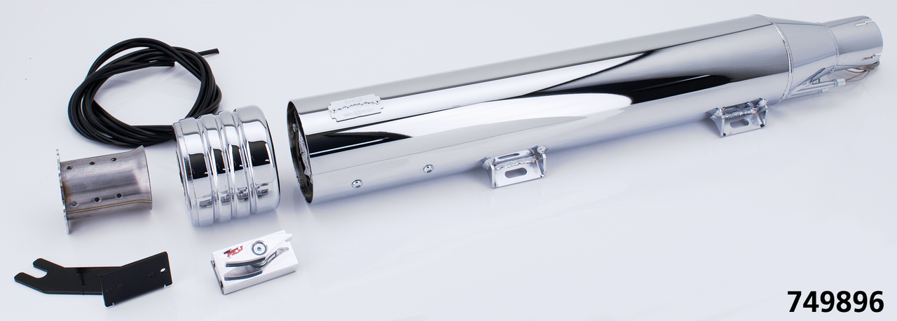 MCJ ADJUSTABLE EXHAUSTS FOR MILWAUKEE EIGHT SOFTAIL - view 1 Main image