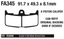 EBC FRONT DISC BRAKE PADS - view 1