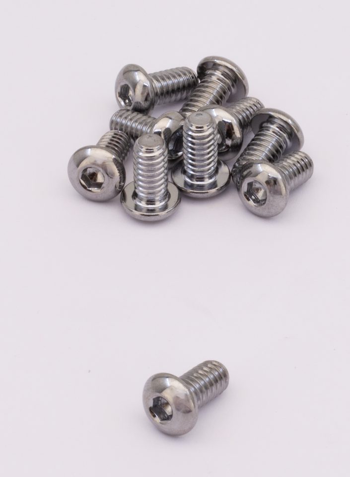 CHROME PLATED BUTTON HEAD ALLEN SCREWS ASSORTMENT - view 1 Main image
