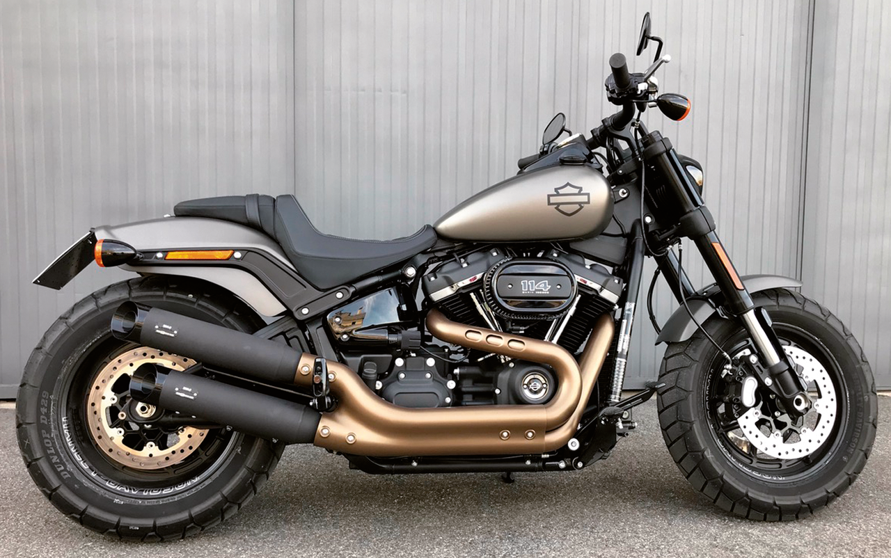 MCJ ADJUSTABLE EXHAUSTS FOR MILWAUKEE EIGHT SOFTAIL Secondary image