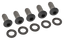 BLACK STAINLESS STEEL DERBY COVER SCREWS - view 1