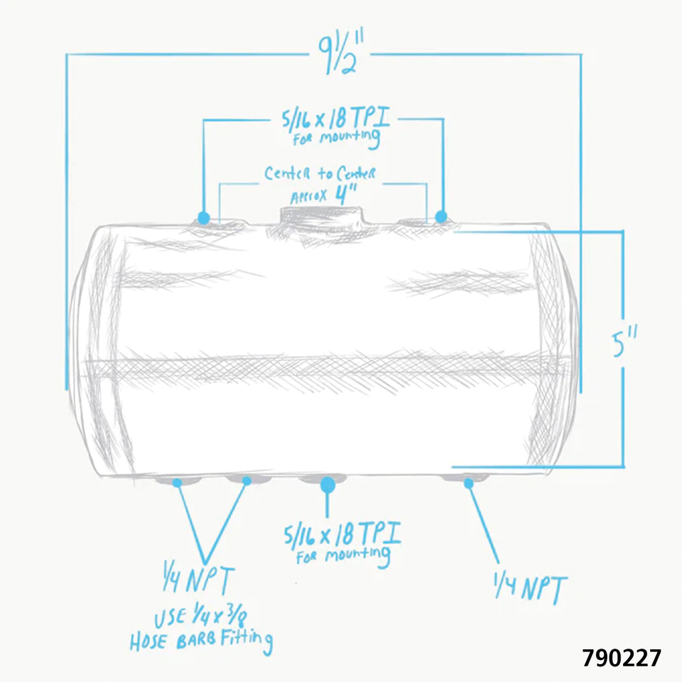 LOWBROW CUSTOMS UNIVERSAL OIL TANKS - view 1