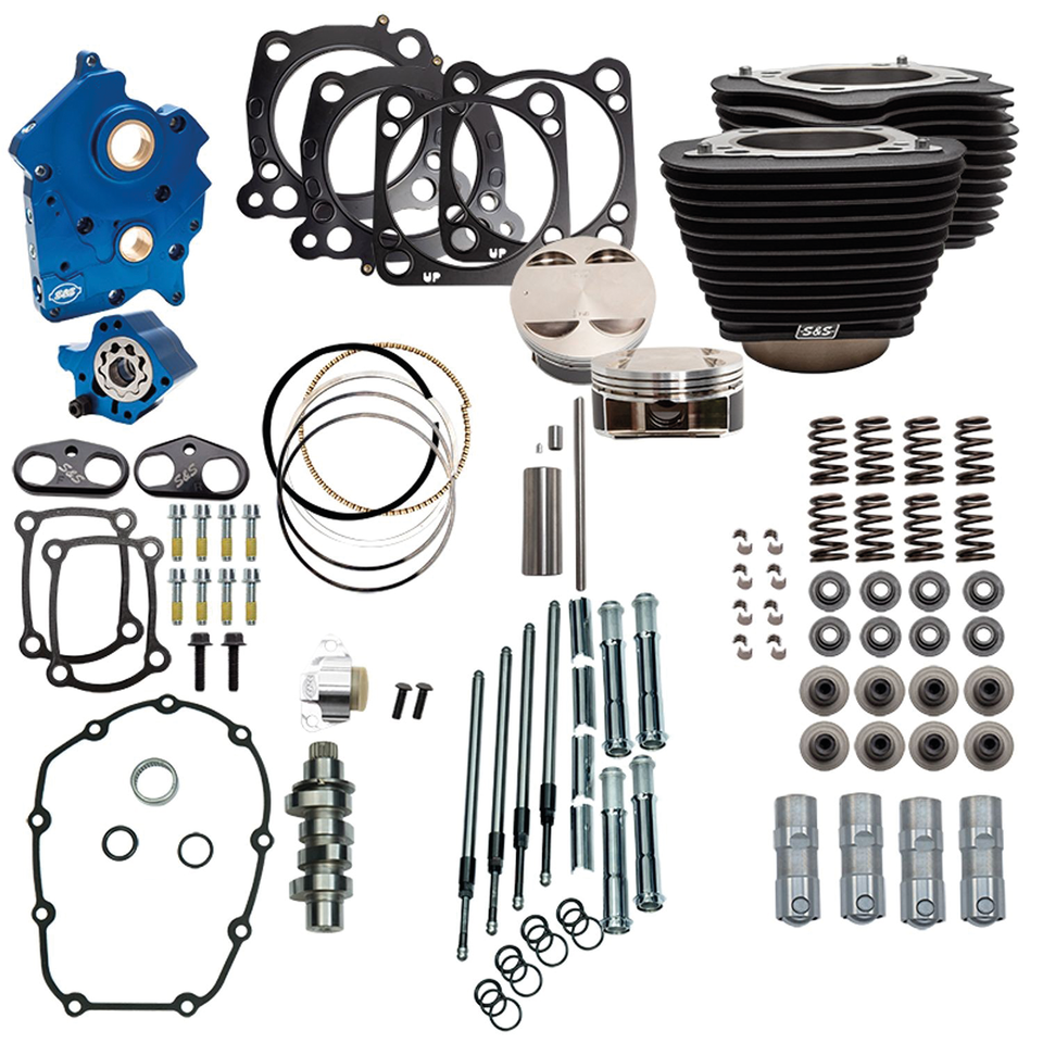 S&S 124CI, 128CI, 129CI & 132CI POWER PACKAGES FOR MILWAUKEE EIGHT - view 1 Main image