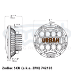 CYRON URBAN 7" LED HEADLIGHT UNIT - view 3