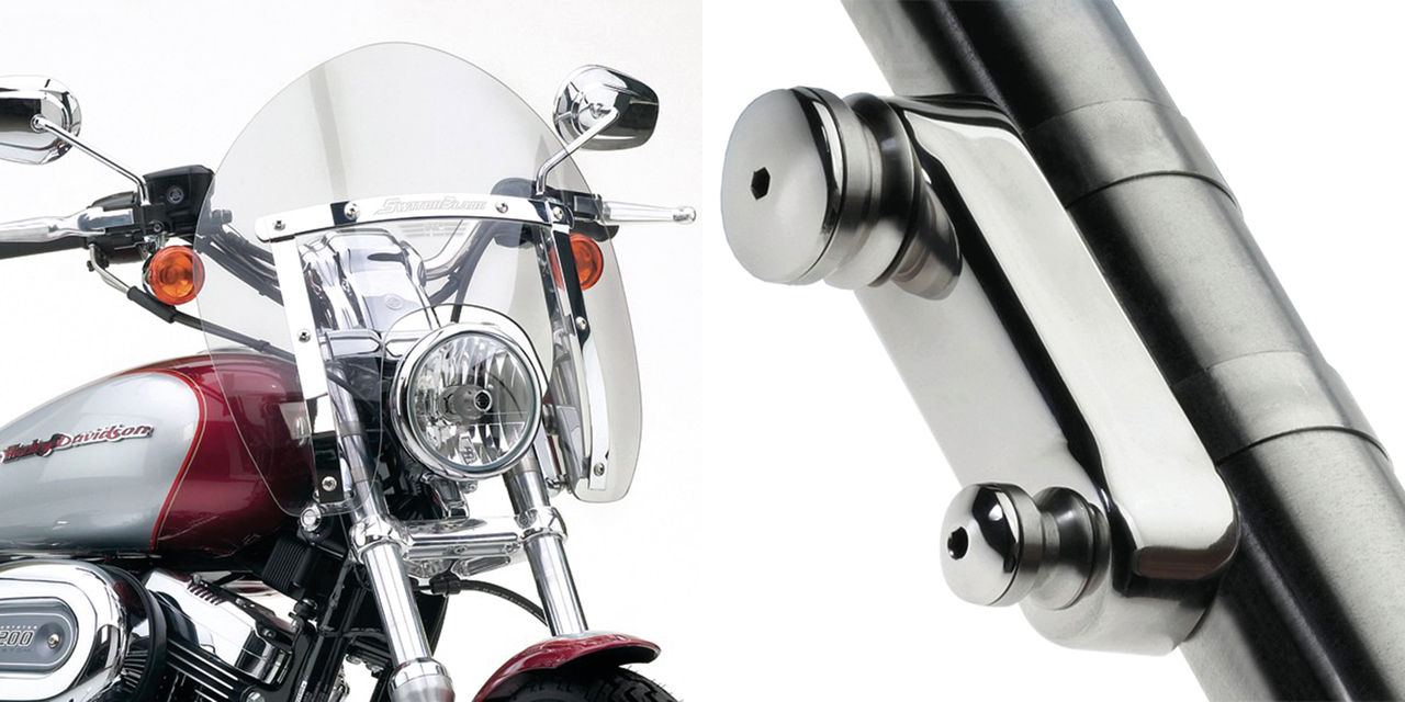NATIONAL CYCLE SWITCHBLADE SHORTY QUICK-RELEASE WINDSHIELDS - view 1 Main image