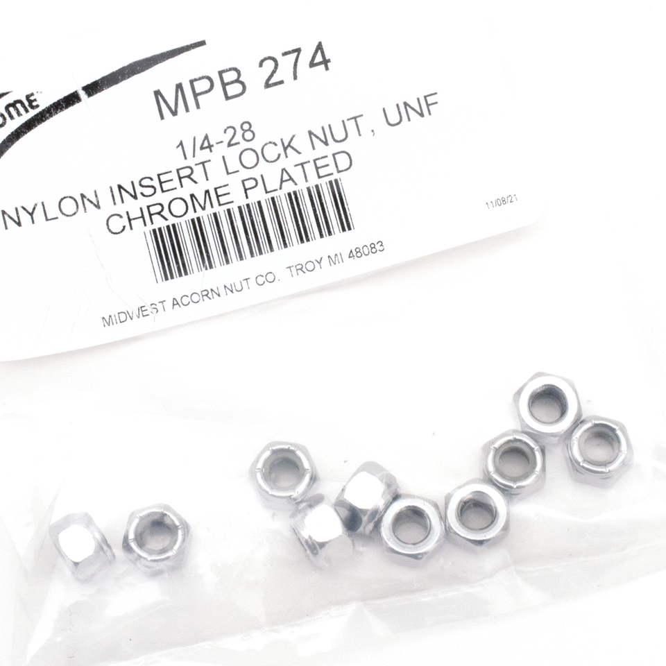 CHROME NYLOC NUT ASSORTMENT - view 1 Main image