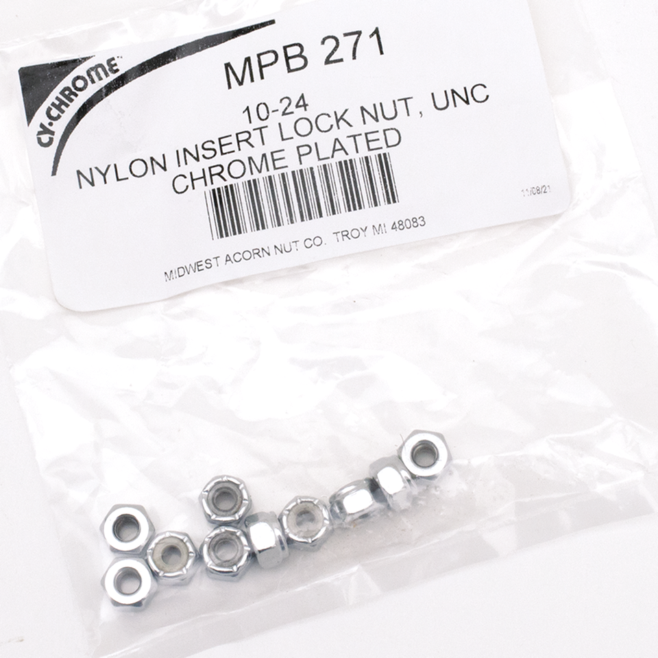 CHROME NYLOC NUT ASSORTMENT - view 1 Main image