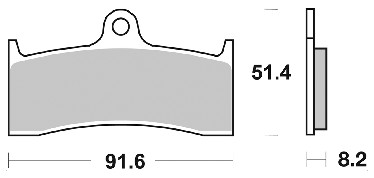 SBS FRONT DISC BRAKE PADS - view 1 Main image
