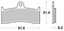 SBS FRONT DISC BRAKE PADS - view 1