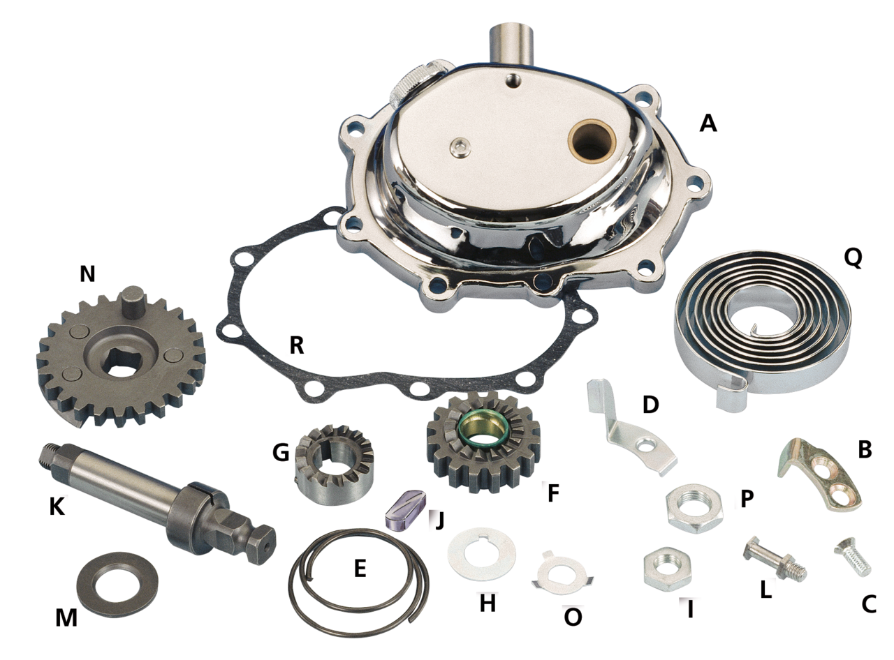 TRANSMISSION GEARS & SHAFTS FOR 4-SPEED BIG TWIN Secondary image