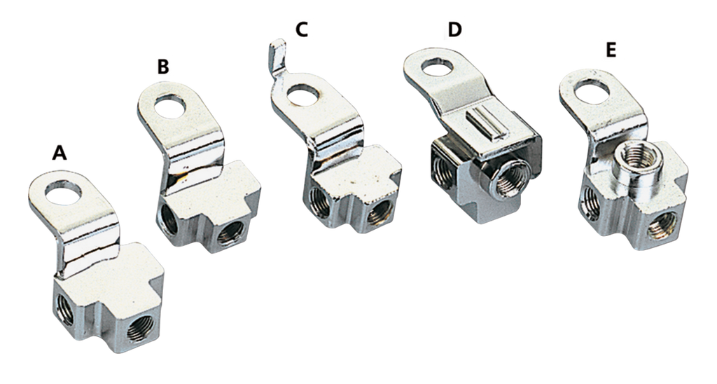 CHROME REPLACEMENT BRAKE LINE TEES - view 1