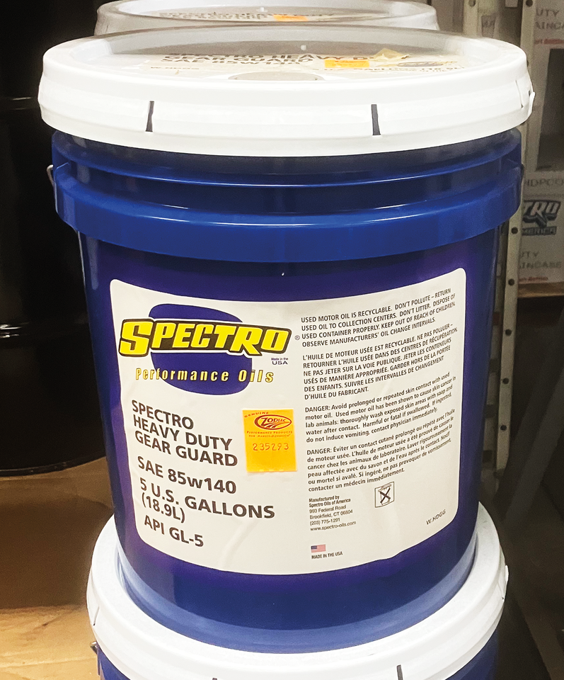 SPECTRO "PREMIUM GEAR GUARD" SAE 85W140 GEAR OIL - view 1 Main image