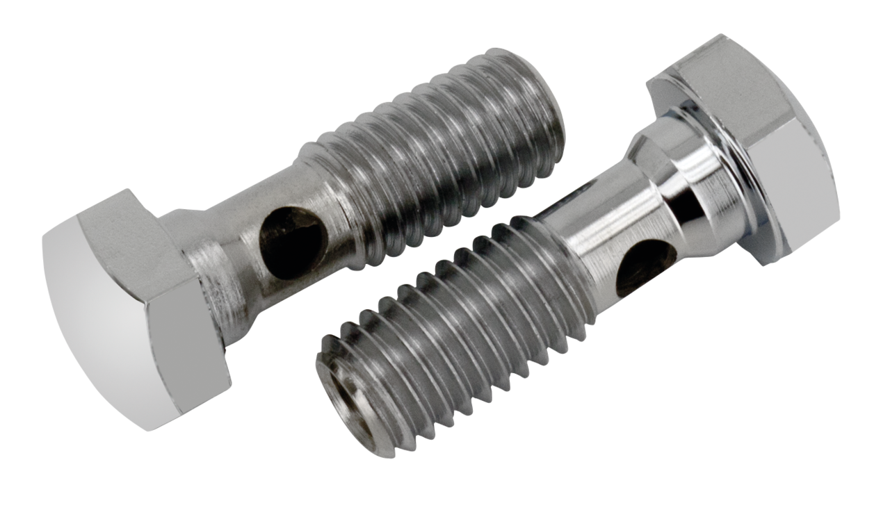 CHROME BREATHER BOLTS - view 1