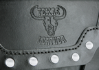 TEXAS LEATHER THROW-OVER SADDLEBAGS - view 2