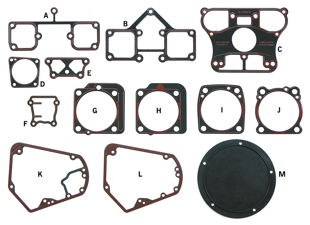 GASKETS, O-RINGS & SEALS FOR K, KH, XR & IRONHEAD SPORTSTER - view 3