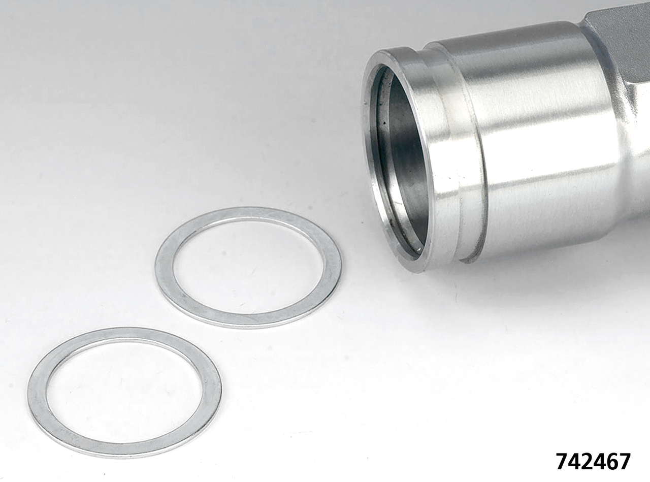 FRONT FORK SEAL RETAINING CLIPS AND BACK UP WASHERS - view 1