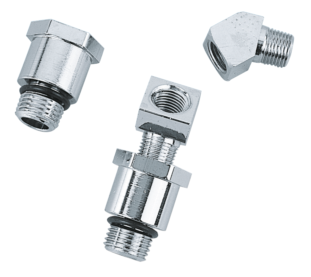CHROME PLATED OIL GAUGE FITTINGS Secondary image