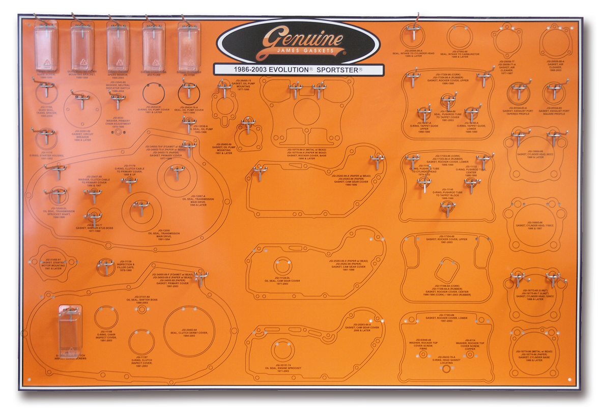 JAMES GASKET DISPLAY BOARDS Secondary image