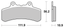 SBS FRONT DISC BRAKE PADS - view 1