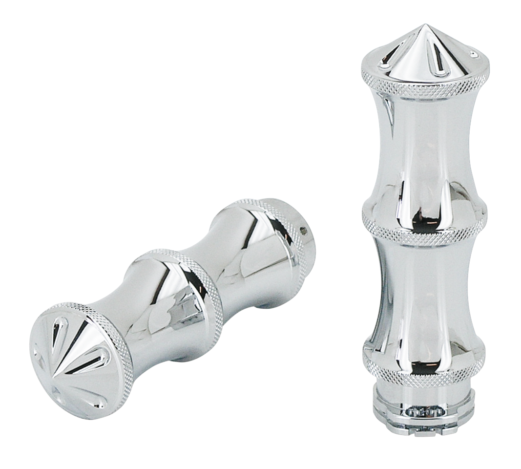 CHROME BILLET MIAMI GRIPS - view 1 Main image