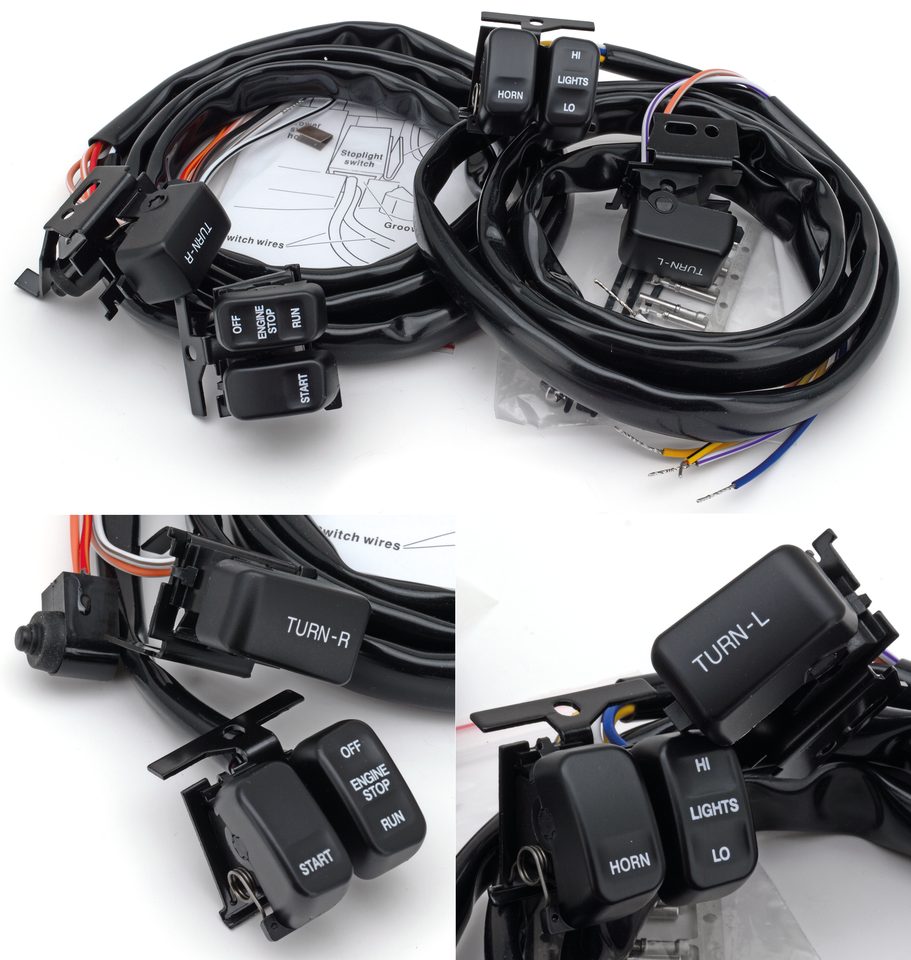 ERGONOMIC HANDLEBAR SWITCHES FOR 1996-2013 MODELS - view 1